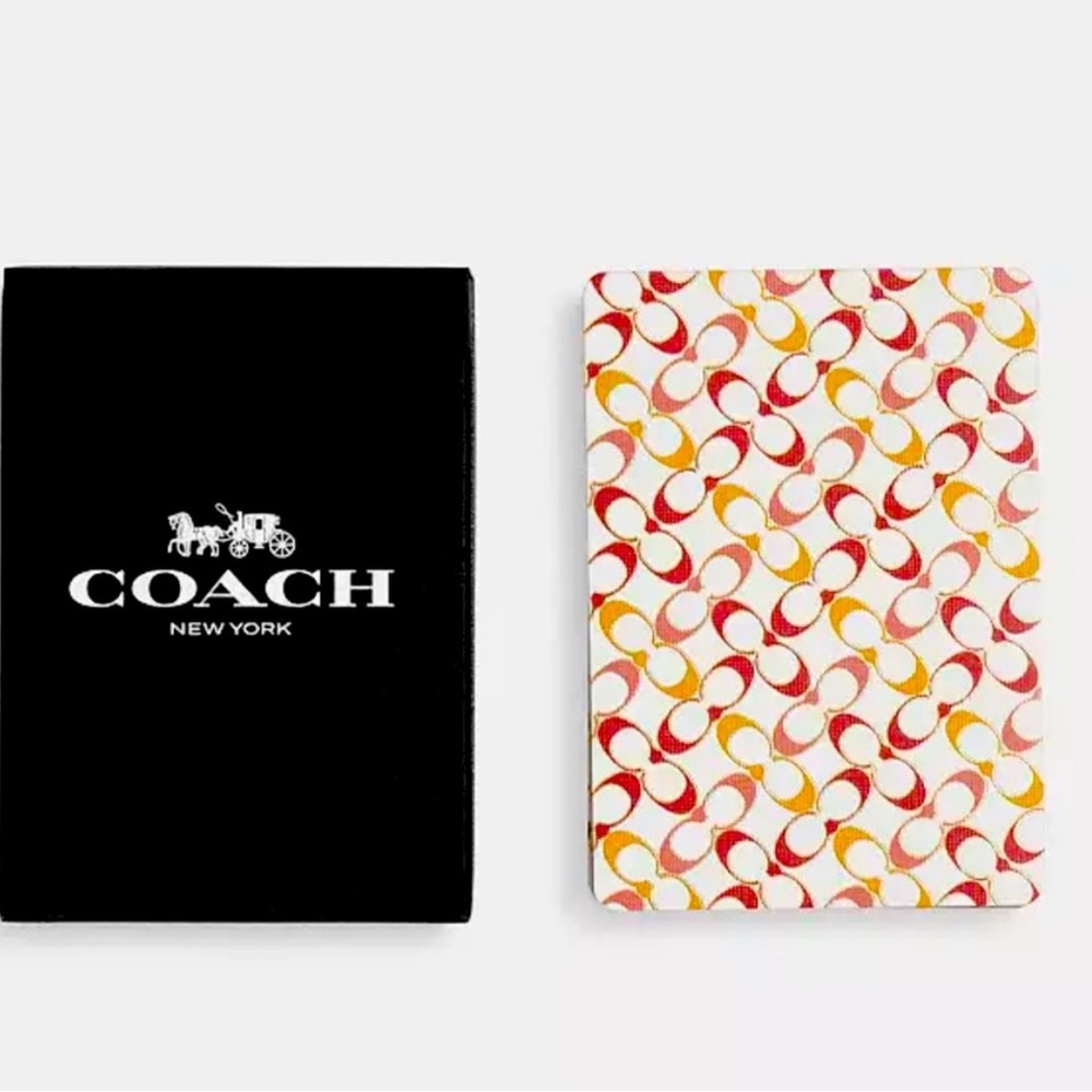 Coach Gold-Edged Whole Deck of Playing Cards sealed